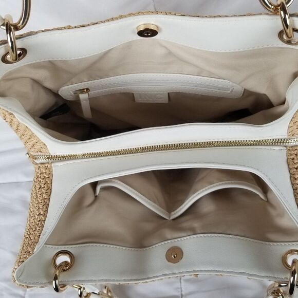 I.N.C Trippii Medium Straw Tote Bag INC Exclusive Macys International Concepts - Picture 5 of 9